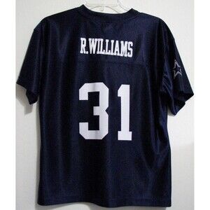 Dallas Cowboys for Her R Willams Medium Football Polyester Blue Jersey Halloween